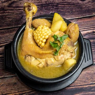  Sancocho de Gallina - Ekskluzywna Zupa z Podwójnym Bulionem i Wyrazistą Aromatycznością!