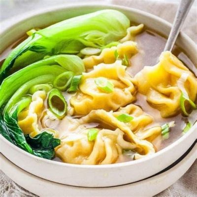   Chuzhou Wonton Soup: Czy ta delikatna zupa z pierożkami jest kluczem do szczęśliwego życia?