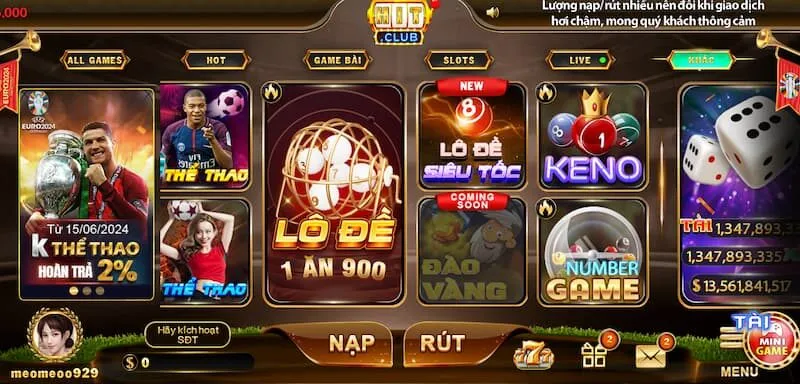 Hướng dẫn chơi lô đề online Hit Club